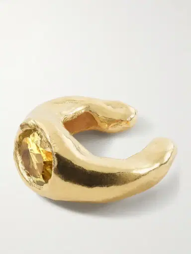 Simuero Faro Gold-plated, Amethyst Ear Cuff | Thumbnail 4 Simuero Faro Gold-plated, Amethyst Ear Cuff | Thumbnail 4