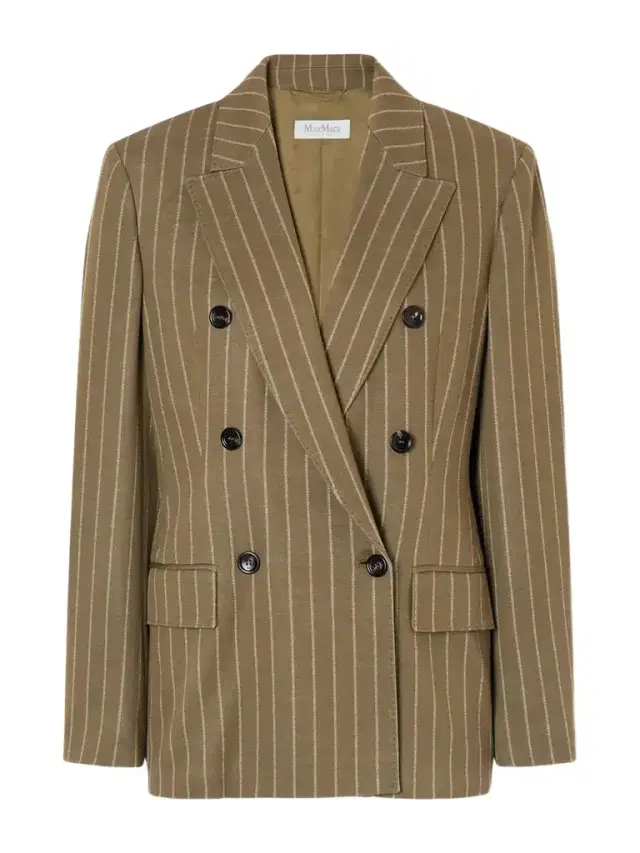 Balta Double-breasted Striped Jersey Blazer