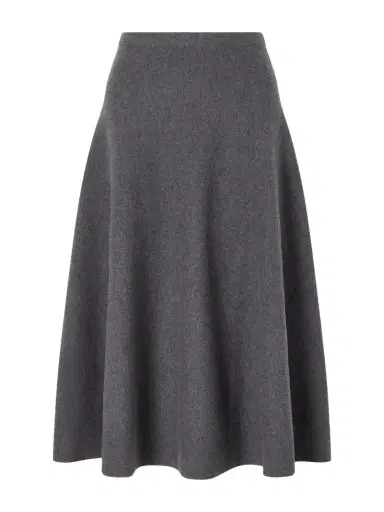 Brandon Maxwell The Miller Wool-felt Midi Skirt | Thumbnail 1