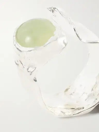 Simuero Uva Sterling Silver And Prehnite Ring | Thumbnail 4 Simuero Uva Sterling Silver And Prehnite Ring | Thumbnail 4