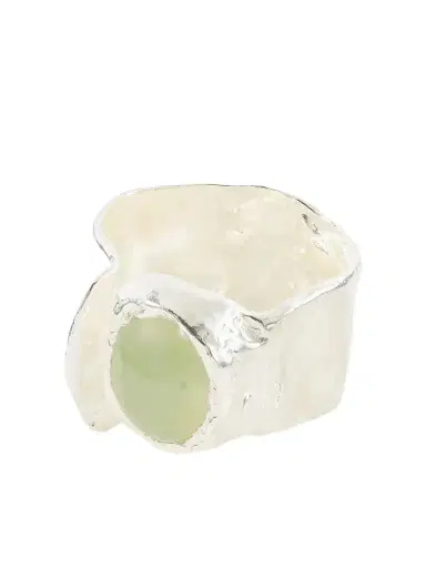 Simuero Uva Sterling Silver And Prehnite Ring | Thumbnail 1 Simuero Uva Sterling Silver And Prehnite Ring | Thumbnail 1
