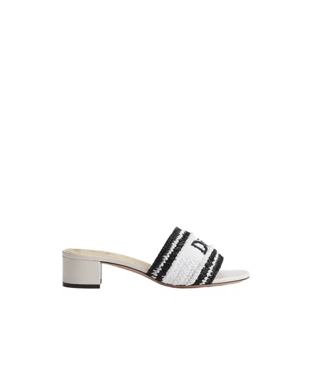 Dior Dioriviera Dior Woven Heeled Slide