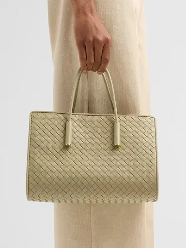 Bottega Veneta Women's Barbara Intrecciato Leather Tote Bag | Thumbnail 4
