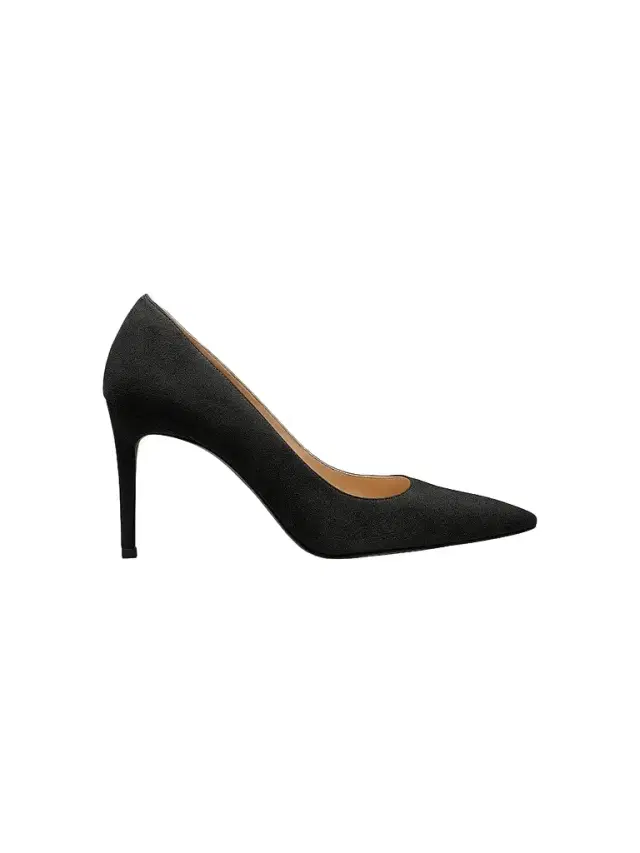 Stuart Weitzman Women's Stuart Power 85 85MM Suede Pumps - Black