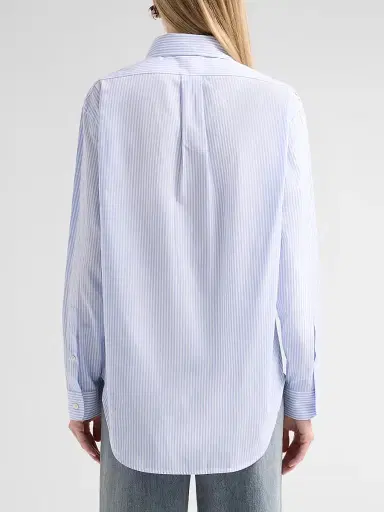 Marc Jacobs Women's Pop J Marc Poplin Shirt - Blue Mist Multi - Size XS | Thumbnail 3