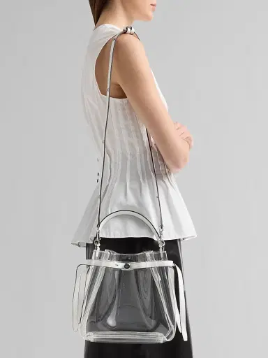 Tory Burch Women's Clear Bucket Bag - Rootbeer Float | Thumbnail 2