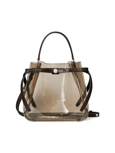 Tory Burch Women's Clear Bucket Bag - Rootbeer Float | Thumbnail 1