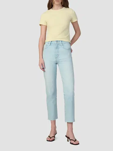 Joe's Jeans Women's The Baby Cotton-Blend T-Shirt - Anise Flower - Size XS | Thumbnail 2