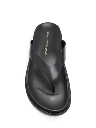 Stuart Weitzman Women's Marykate Leather Sandals - Black - Size 7 | Thumbnail 6 Stuart Weitzman Women's Marykate Leather Sandals - Black - Size 7 | Thumbnail 6