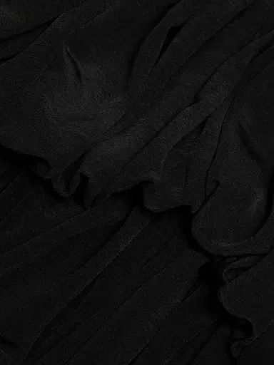 Ronny Kobo Women's Aly High-Low Minidress - Black - Size Large | Thumbnail 7