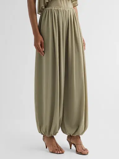 Ronny Kobo Women's Renier Parachute Pants - Elm - Size XL | Thumbnail 4