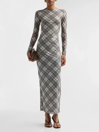 Ronny Kobo Women's Azana Plaid Maxi Skirt - Stevie Plaid - Size XL | Thumbnail 2