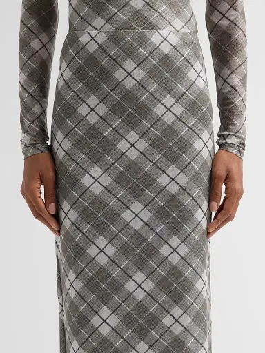 Ronny Kobo Women's Azana Plaid Maxi Skirt - Stevie Plaid - Size XL | Thumbnail 5
