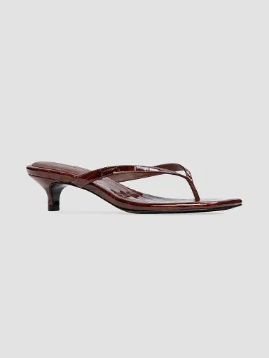 Black Suede Studio Women's Kendal 35MM Croc Sandals | Thumbnail 2 Black Suede Studio Women's Kendal 35MM Croc Sandals | Thumbnail 2