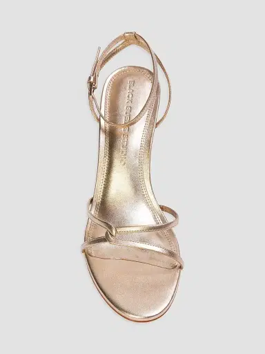 Black Suede Studio Women's Miley 70MM Metallic Sandals - Gold Metallic Leather - Size 12 | Thumbnail 3 Black Suede Studio Women's Miley 70MM Metallic Sandals - Gold Metallic Leather - Size 12 | Thumbnail 3