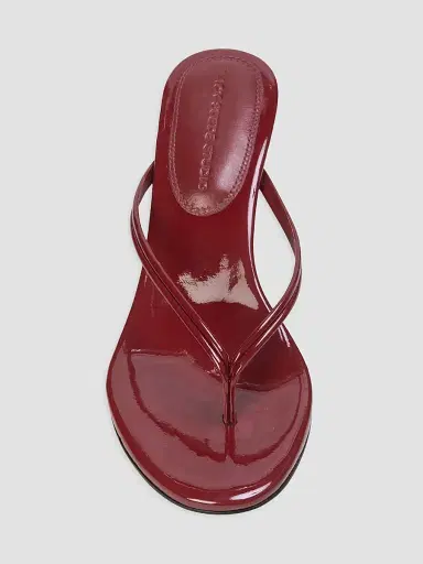 Black Suede Studio Women's Marci 65MM Patent Mule Sandals - Chili Flake - Size 8.5 | Thumbnail 3 Black Suede Studio Women's Marci 65MM Patent Mule Sandals - Chili Flake - Size 8.5 | Thumbnail 3
