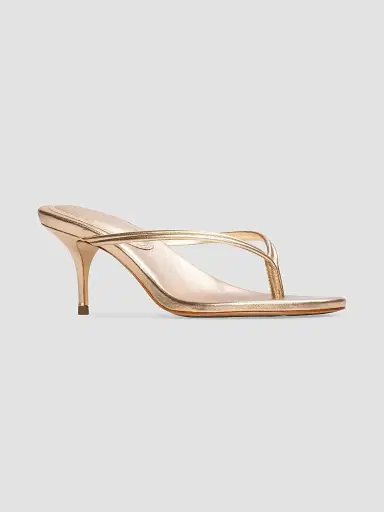 Black Suede Studio Women's Marci 65MM Metallic Sandals | Thumbnail 2 Black Suede Studio Women's Marci 65MM Metallic Sandals | Thumbnail 2