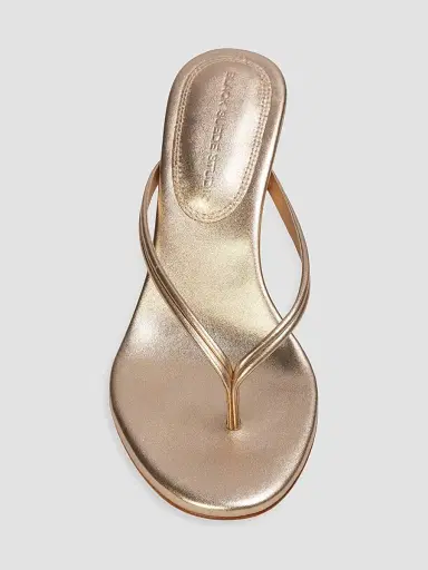 Black Suede Studio Women's Marci 65MM Metallic Sandals | Thumbnail 4 Black Suede Studio Women's Marci 65MM Metallic Sandals | Thumbnail 4
