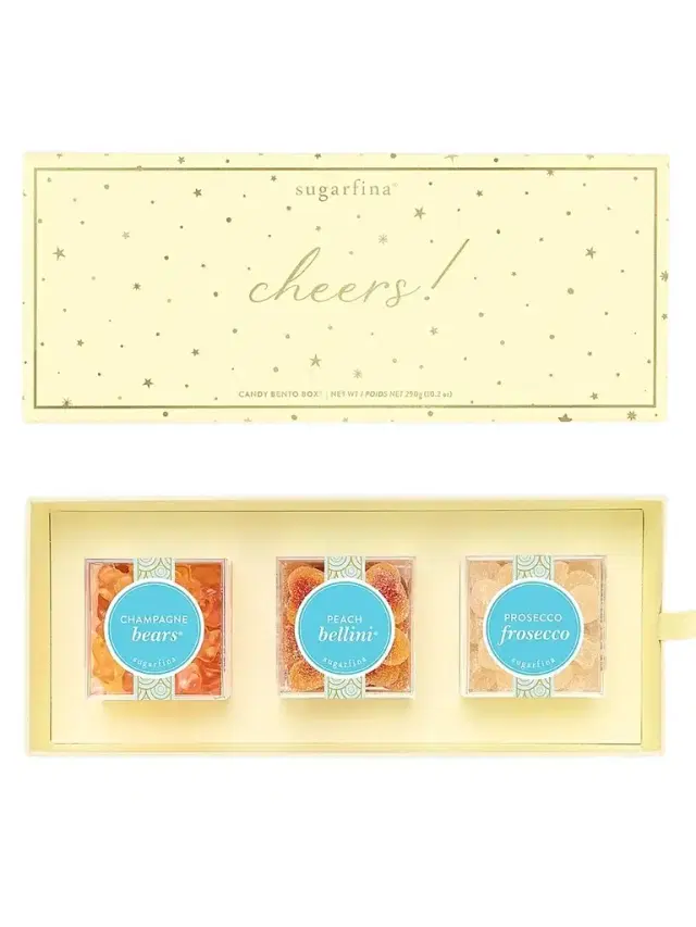 Sugarfina Cheers 3-Piece Candy Bento Box