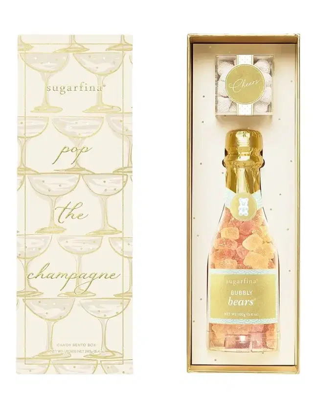 Sugarfina Pop The Champagne Candy Bento Box Gift Set