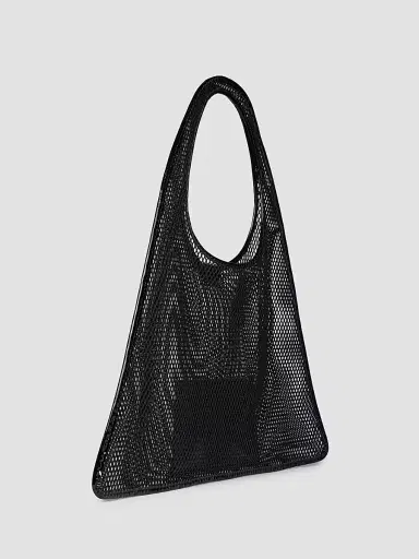 Alaïa Women's One Piece Mesh Hobo Bag - Black | Thumbnail 3