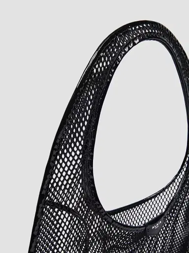 Alaïa Women's One Piece Mesh Hobo Bag - Black | Thumbnail 5
