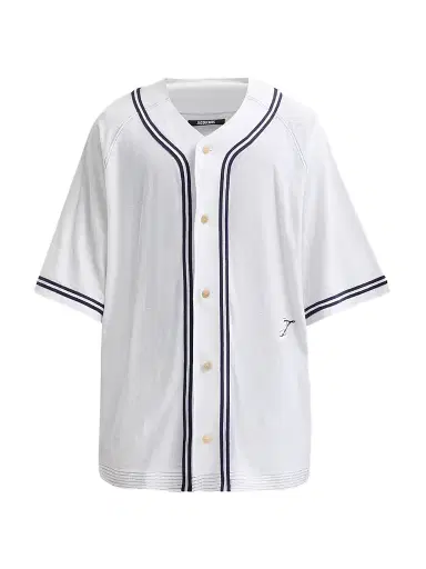 Jacquemus Men's The Baseball Cotton-Blend Shirt - White - Size XXL | Thumbnail 1