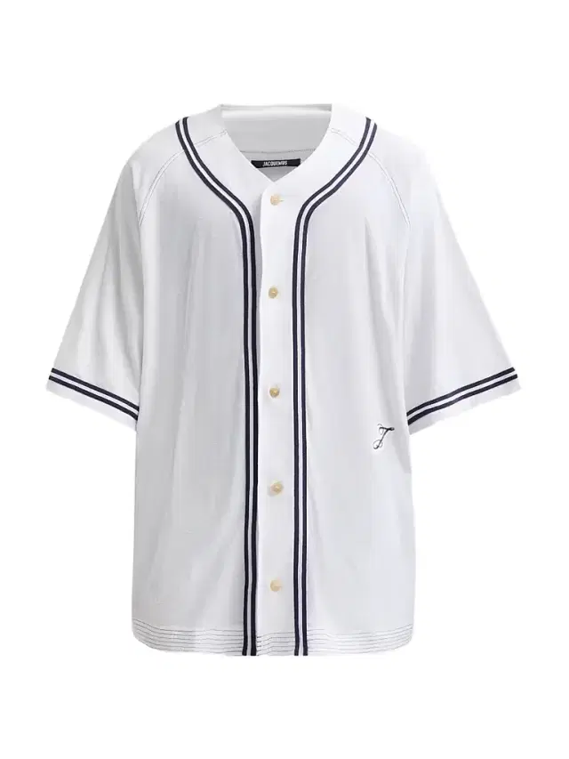 Men's The Baseball Cotton-Blend Shirt - White