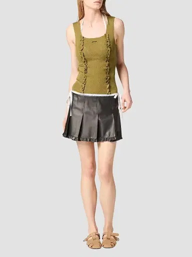 Miu Miu Women's Cashmere and Silk Top | Thumbnail 2
