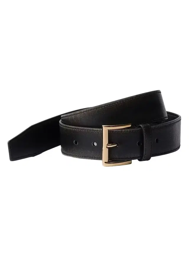 Prada Women's Leather Belt - Black