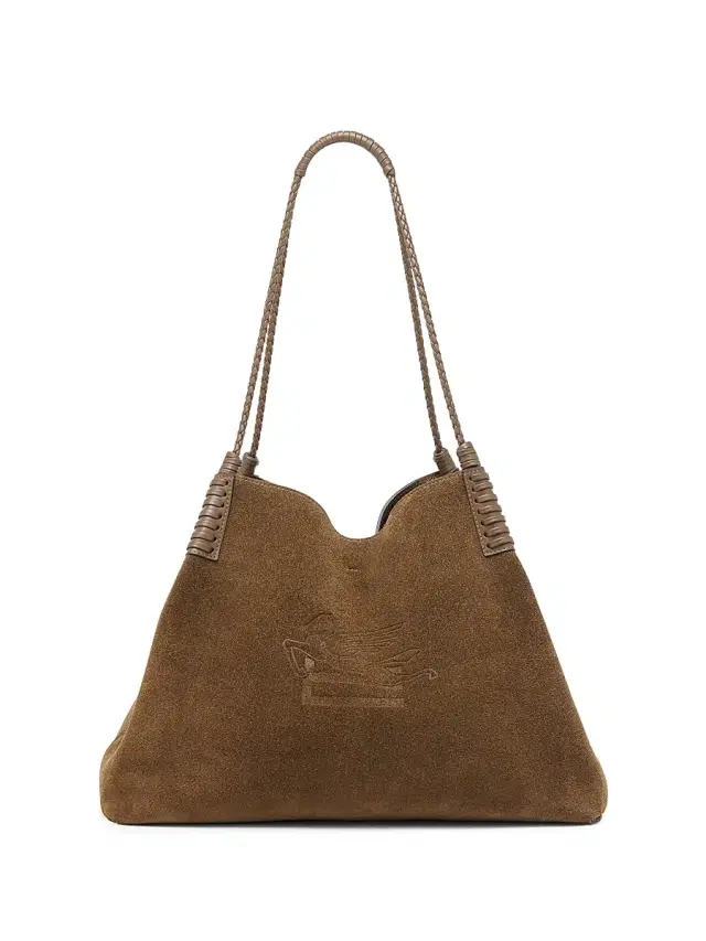 Women's Libra Suede Shopping Tote - Green