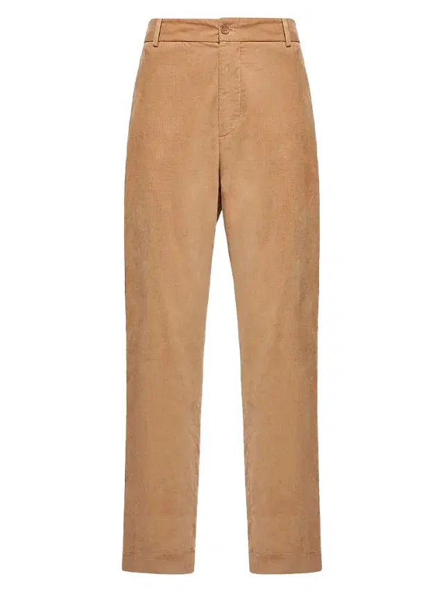 Moncler Men's Pants in Corduroy - Beige
