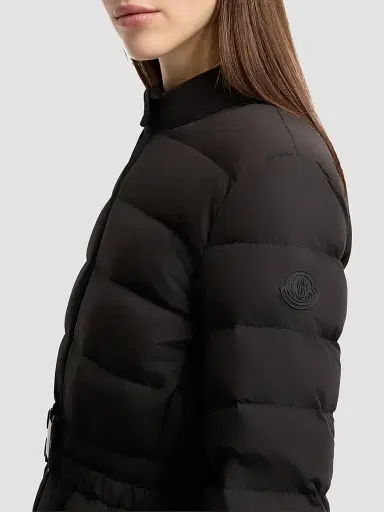 Moncler Women's Esthetique Puffer Coat with Belt | Thumbnail 4 Moncler Women's Esthetique Puffer Coat with Belt | Thumbnail 4