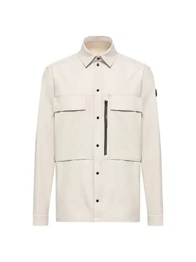 Moncler Men's Zip-Up Shacket - White Ivory - Size XL | Thumbnail 1