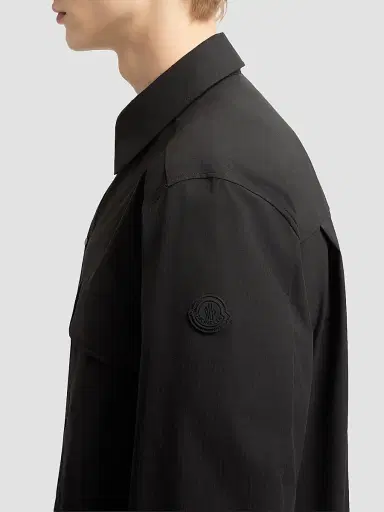 Moncler Men's Zip-Up Shacket - Black | Thumbnail 4