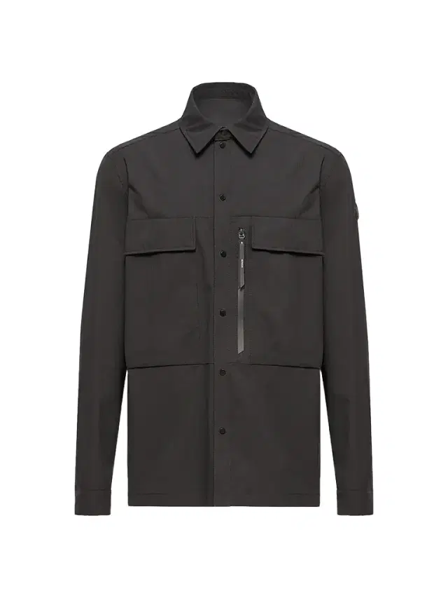 Moncler Men's Zip-Up Shacket - Black
