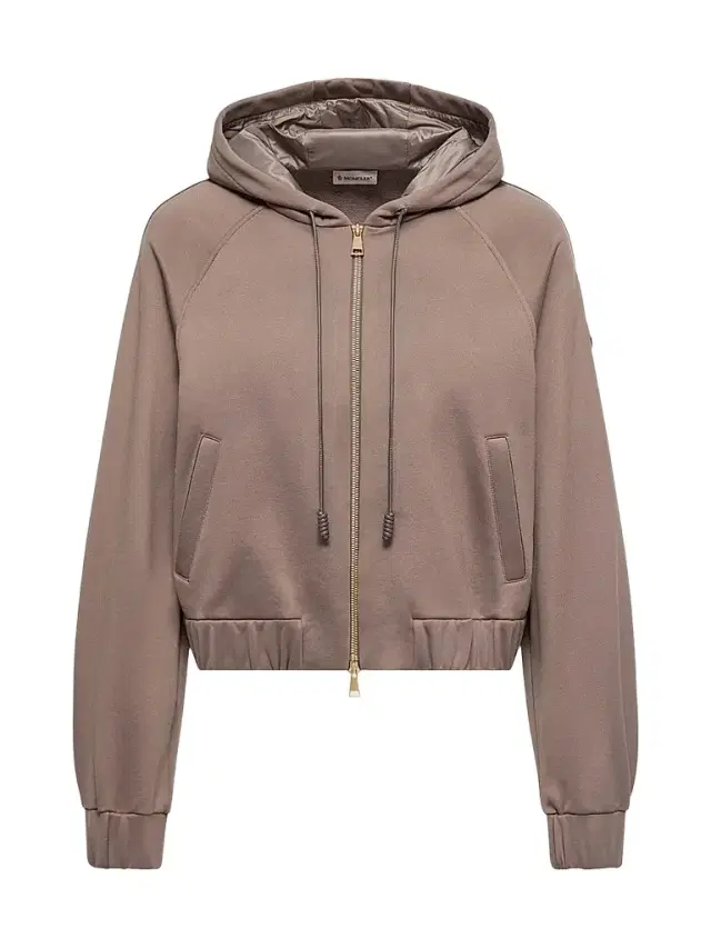 Women's Zip-Up Cardigan in Technical Fleece - Taupe