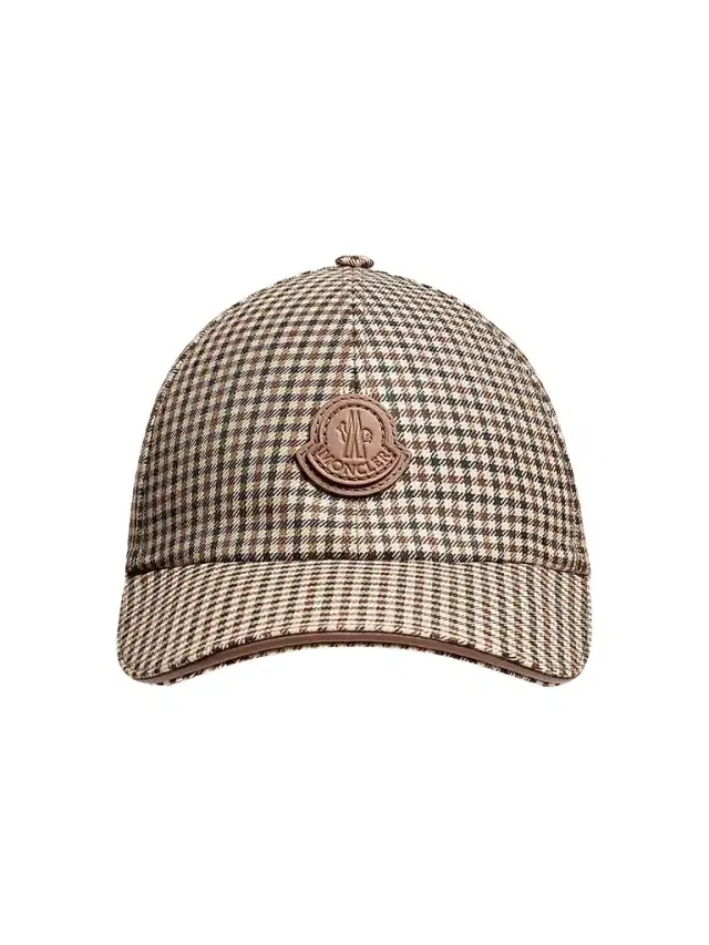 Moncler Men's Baseball Hat in Wool - Beige Black