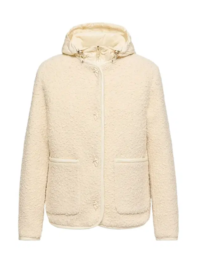 Moncler Women's Hylesine 3-in-1 Puffer Coat in Wool and Cotton Blend - White
