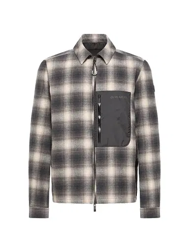 Moncler Men's Cornisello Puffer Shacket in Cotton | Thumbnail 1 Moncler Men's Cornisello Puffer Shacket in Cotton | Thumbnail 1