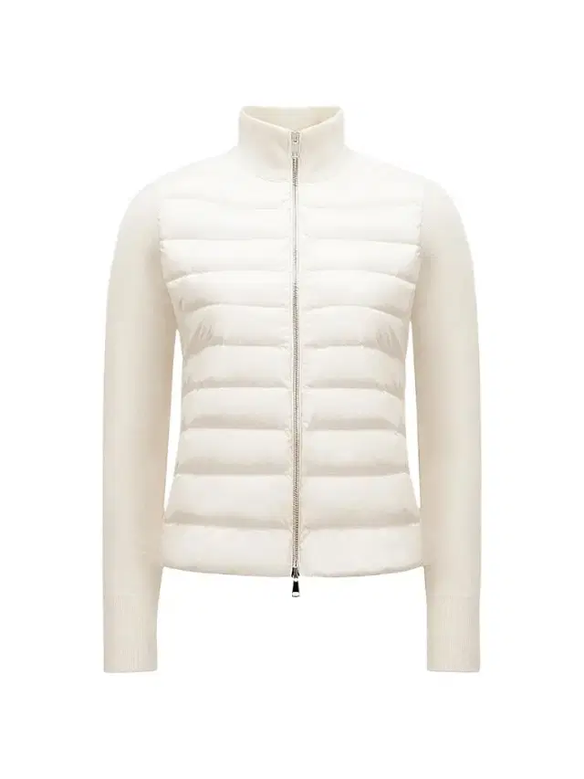 Moncler Women's Down-Filled Cardigan in Wool - White