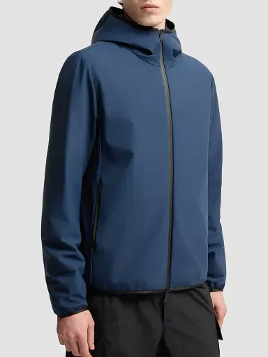 Moncler Men's Ciampolin Puffer Jacket with Hood - Navy Blue - Size XXL | Thumbnail 2