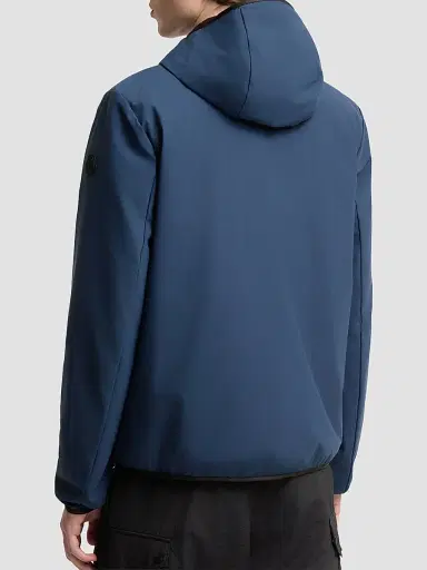Moncler Men's Ciampolin Puffer Jacket with Hood - Navy Blue - Size XXL | Thumbnail 3