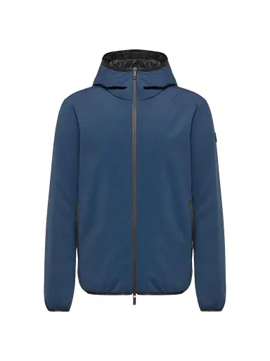 Moncler Men's Ciampolin Puffer Jacket with Hood - Navy Blue - Size XXL | Thumbnail 1