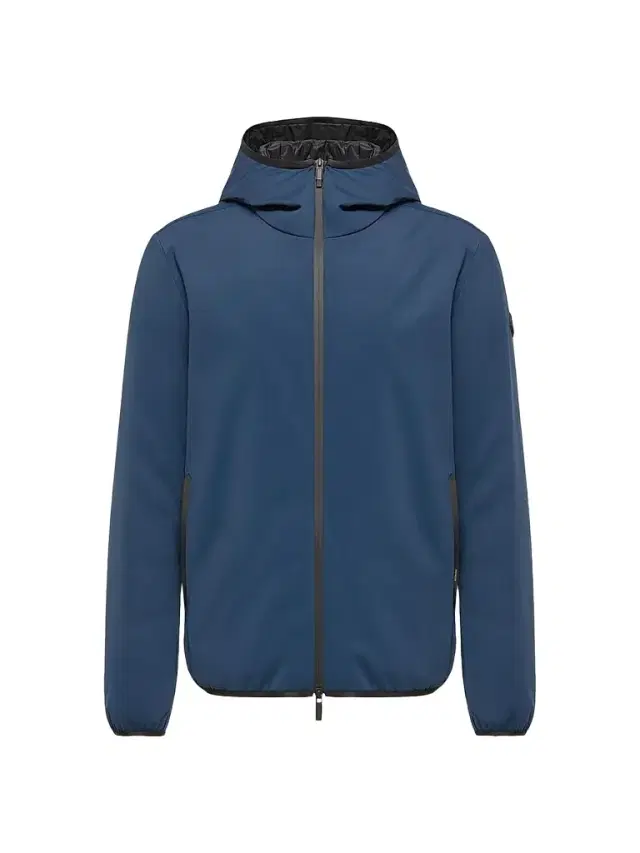 Moncler Men's Ciampolin Puffer Jacket with Hood - Navy Blue