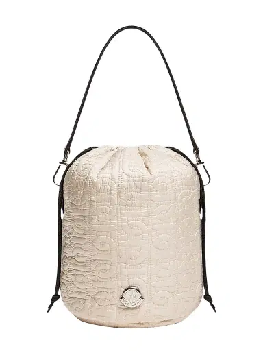 Moncler Women's Caradoc Bucket Bag - Light Beige | Thumbnail 1 Moncler Women's Caradoc Bucket Bag - Light Beige | Thumbnail 1