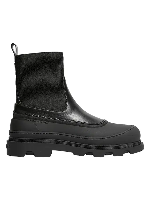 Moncler Women's Vera Edge Ankle Boots in Leather - Black