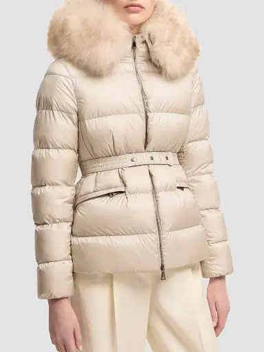 Moncler Women's Boed Puffer Jacket - Light Beige - Size XXXL | Thumbnail 2 Moncler Women's Boed Puffer Jacket - Light Beige - Size XXXL | Thumbnail 2