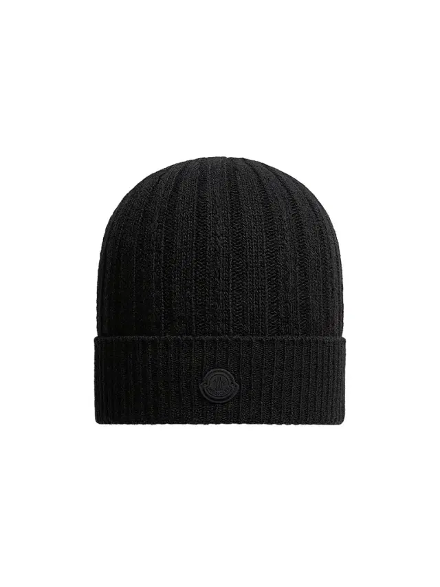 Women's Beanie in Wool - Black