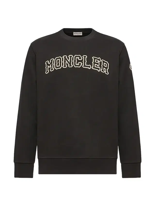 Moncler Men's Sweatshirt in Cotton - Black